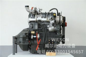 潍坊4108ZG3带离合器铲车用柴油机